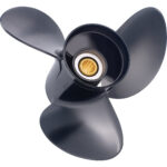 Solas 3-Blade Propeller, Pressed Rubber Hub / Aluminum, 13.5 dia x 15 pitch, RH