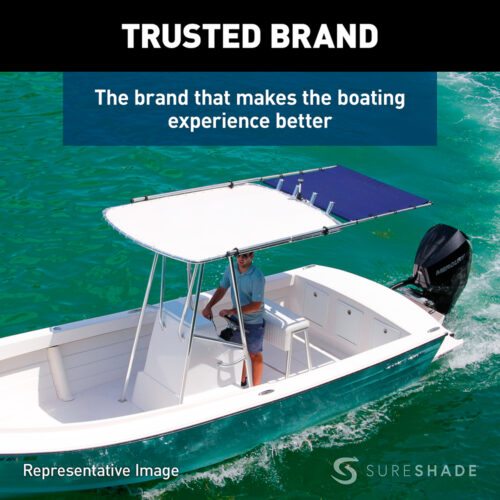SureShade PTX Power Shade - 69" Wide - Stainless Steel