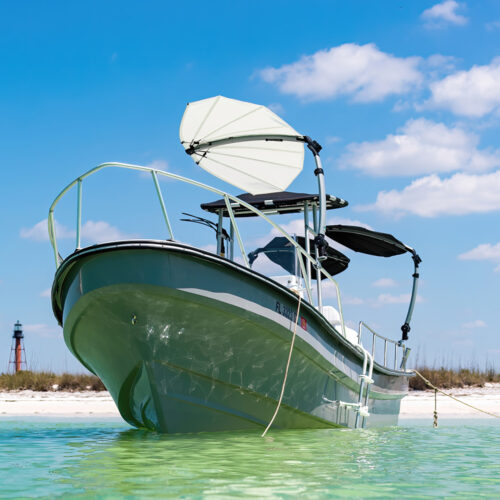 Taco Marine ShadeFin Mini with Round Rail Mount Kit